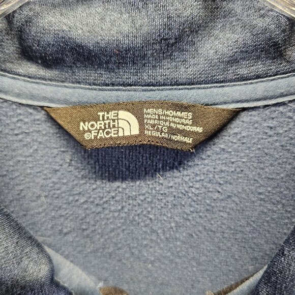 The North Face Canyonlands 1/2 Zip Pullover Fleece Sweater Zip Pocket Blue XL - Picture 4 of 8